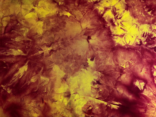 RADIOACTIVE - Halloween overdye on lemon lime cotton base