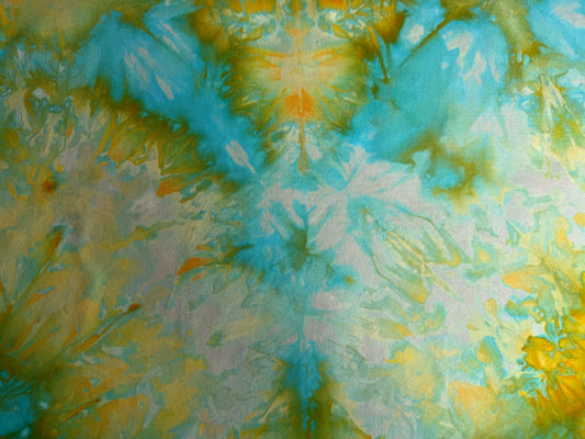 ILLUMINATED - Halloween overdye on mint cotton base