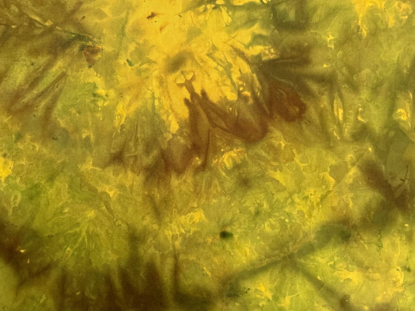 CATACOMBS - Halloween overdye on lime cotton base