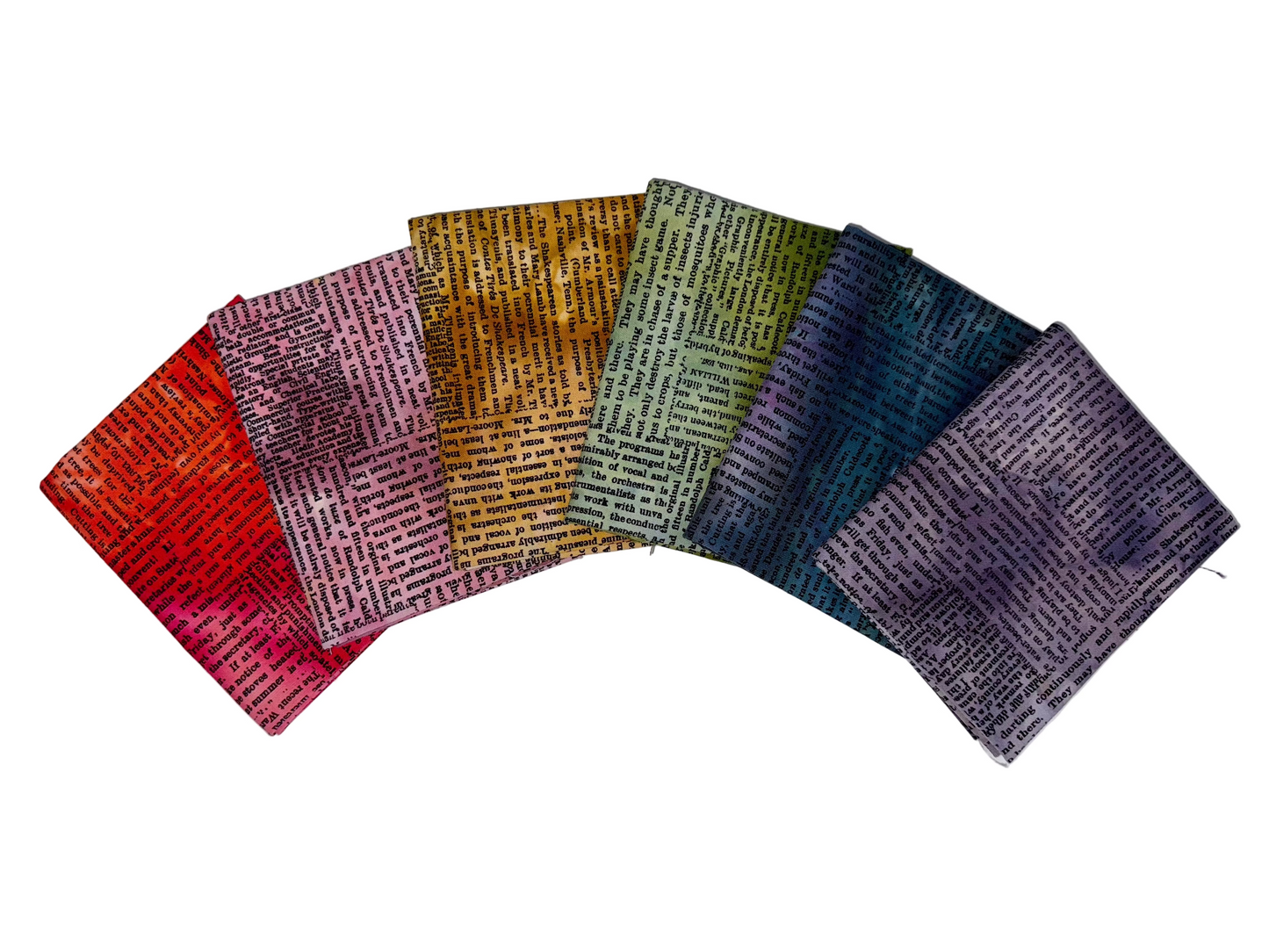 NEWSPRINT - overdye black print - 9 colors