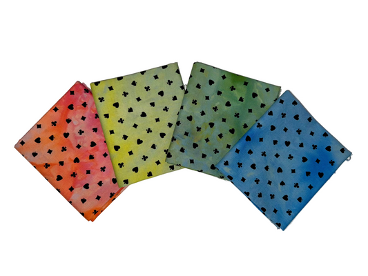 PICK A CARD - overdye black print - FUNHOUSE COLLECTION - 4 colors