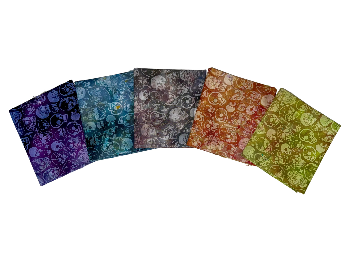 halloween skull overdye - 5 colors