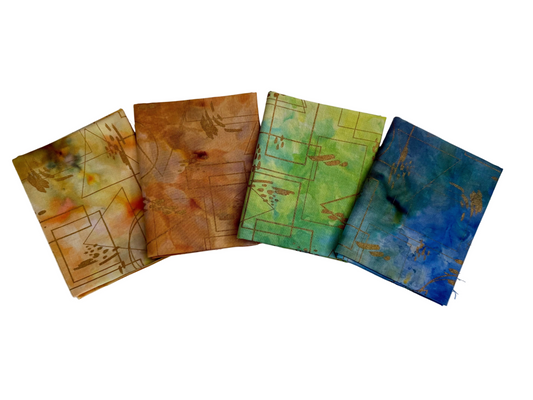 gold fall geo overdye - 4 colors