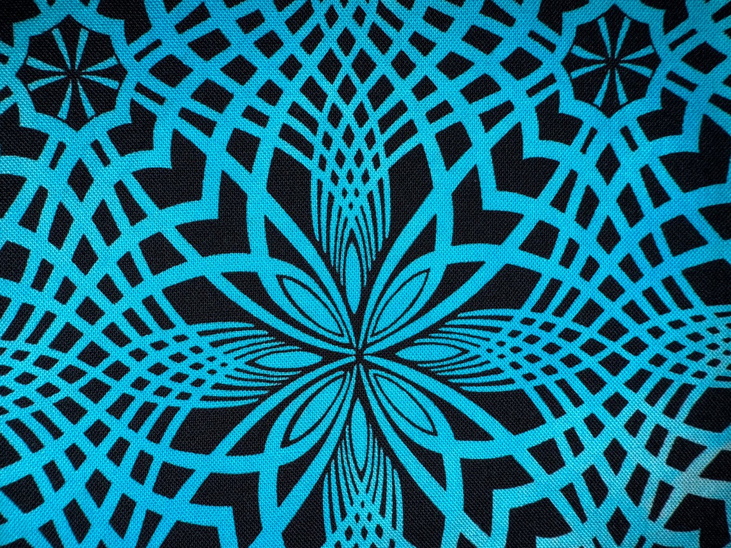 KALEIDOSCOPE - overdye black print - FUNHOUSE COLLECTION - 5 colors
