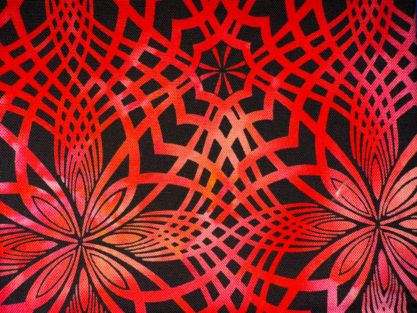 KALEIDOSCOPE - overdye black print - FUNHOUSE COLLECTION - 5 colors