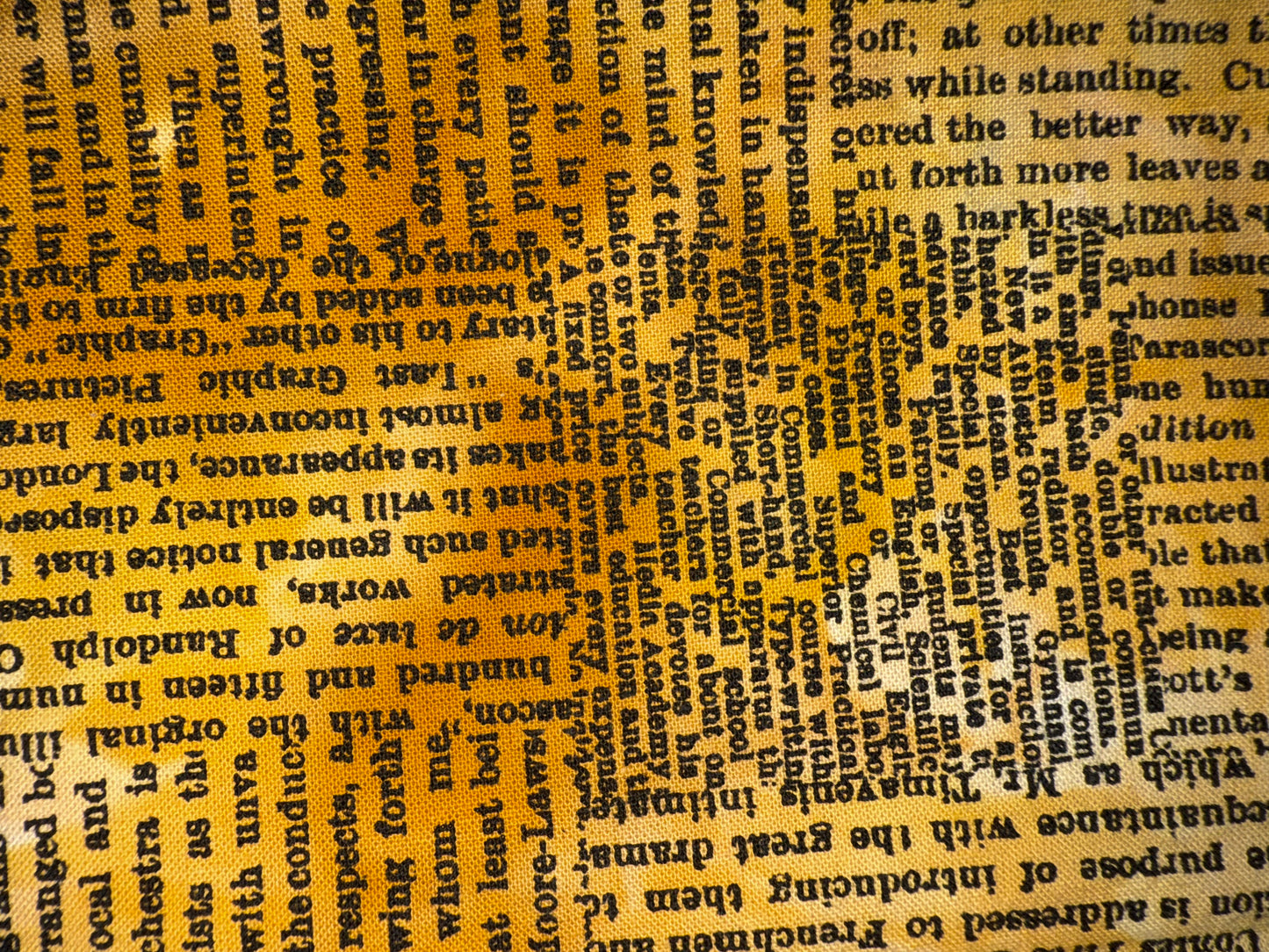 NEWSPRINT - overdye black print - 9 colors