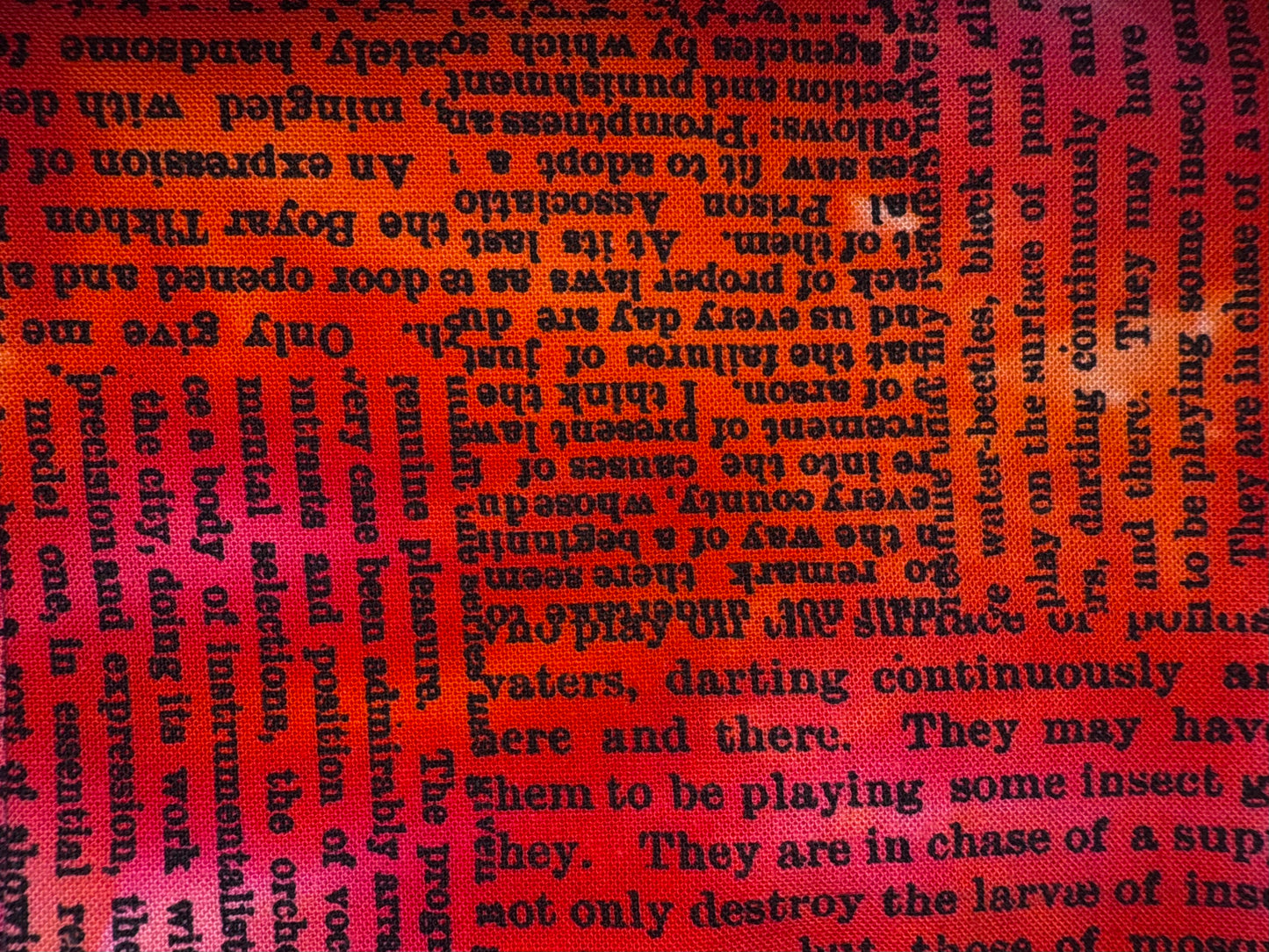 NEWSPRINT - overdye black print - 9 colors