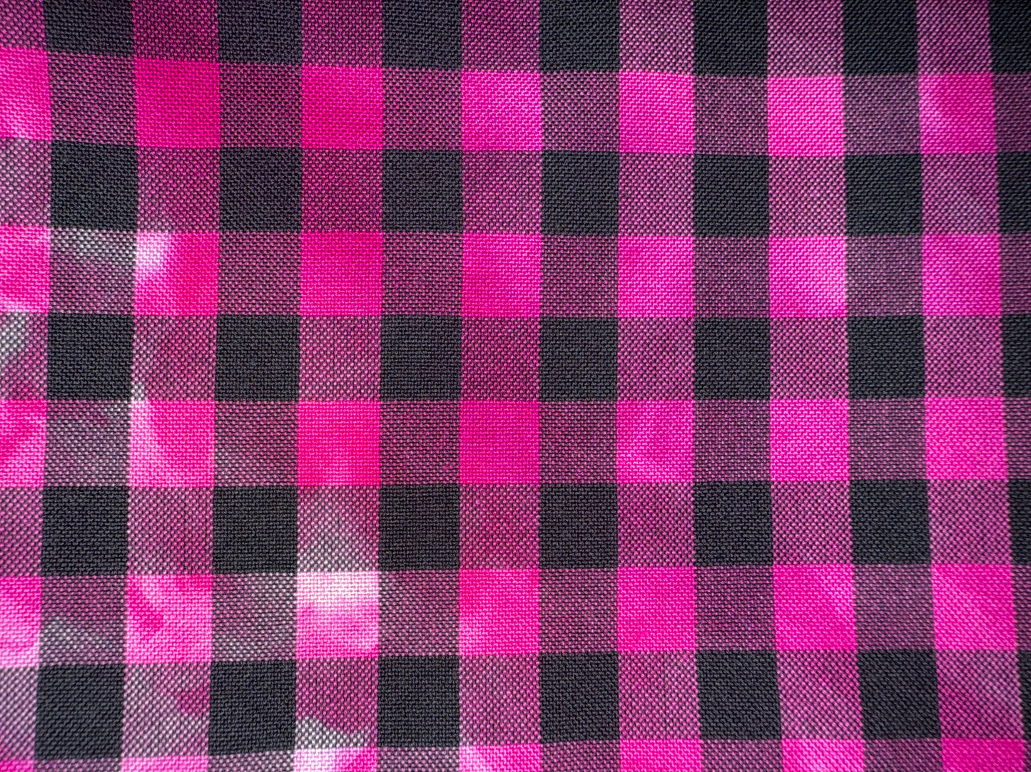 GINGHAM - overdye black print - 8 colors