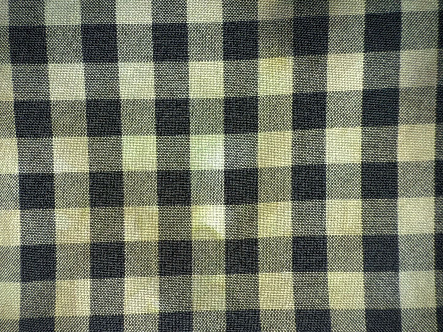 GINGHAM - overdye black print - 8 colors