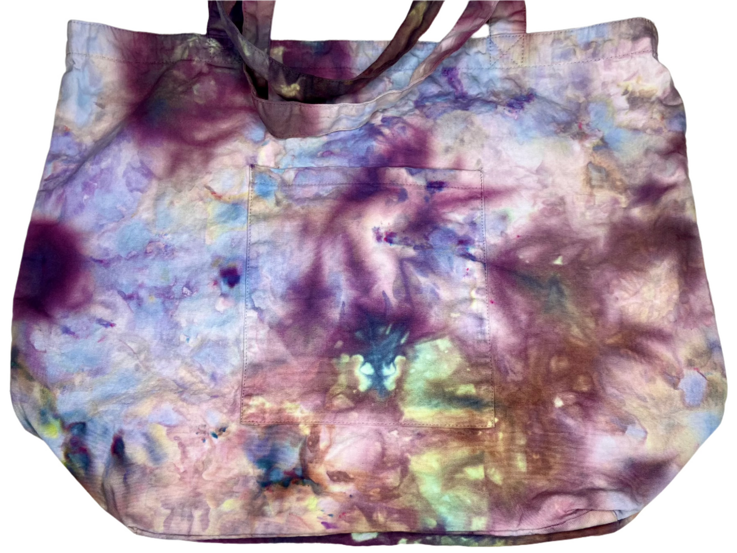 ice dyed cotton tote bags - RESTOCK NEW COLORS!