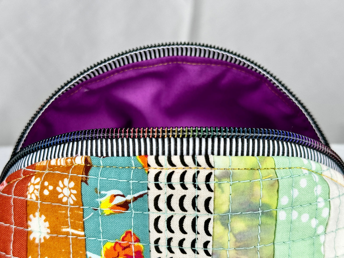 scrappy quilted baguettes