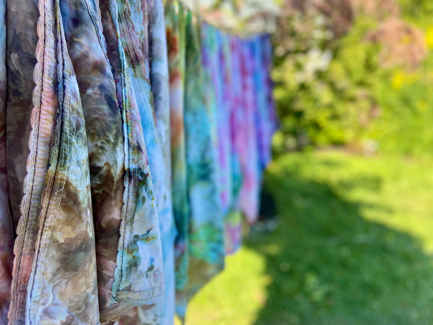 ice dyed cloth napkins