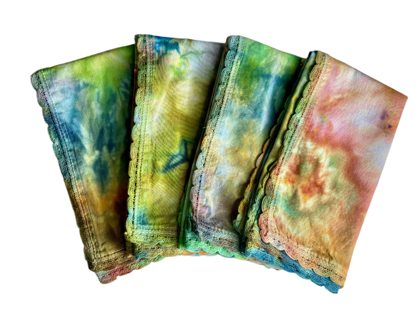 ice dyed cloth napkins