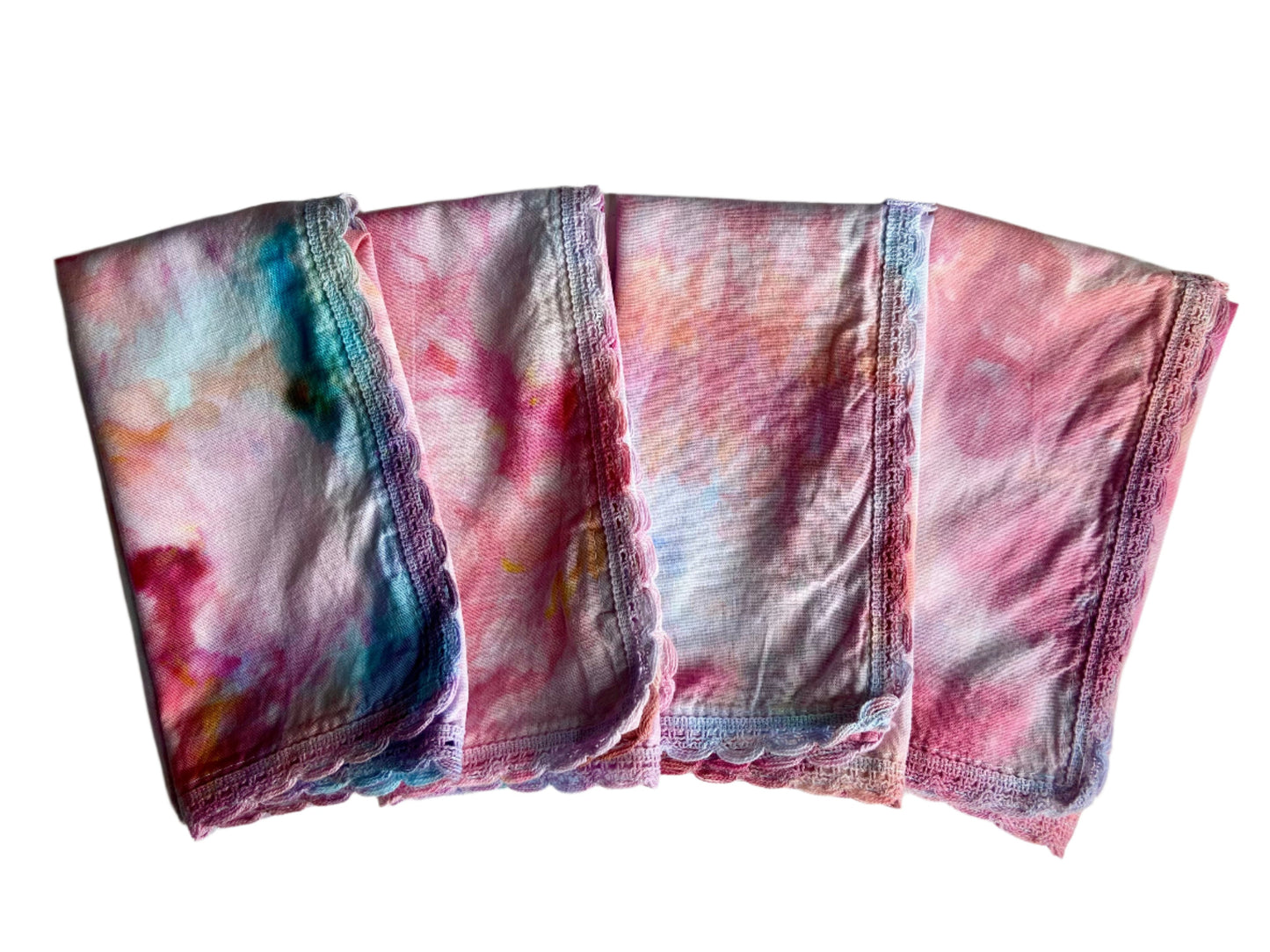 ice dyed cloth napkins