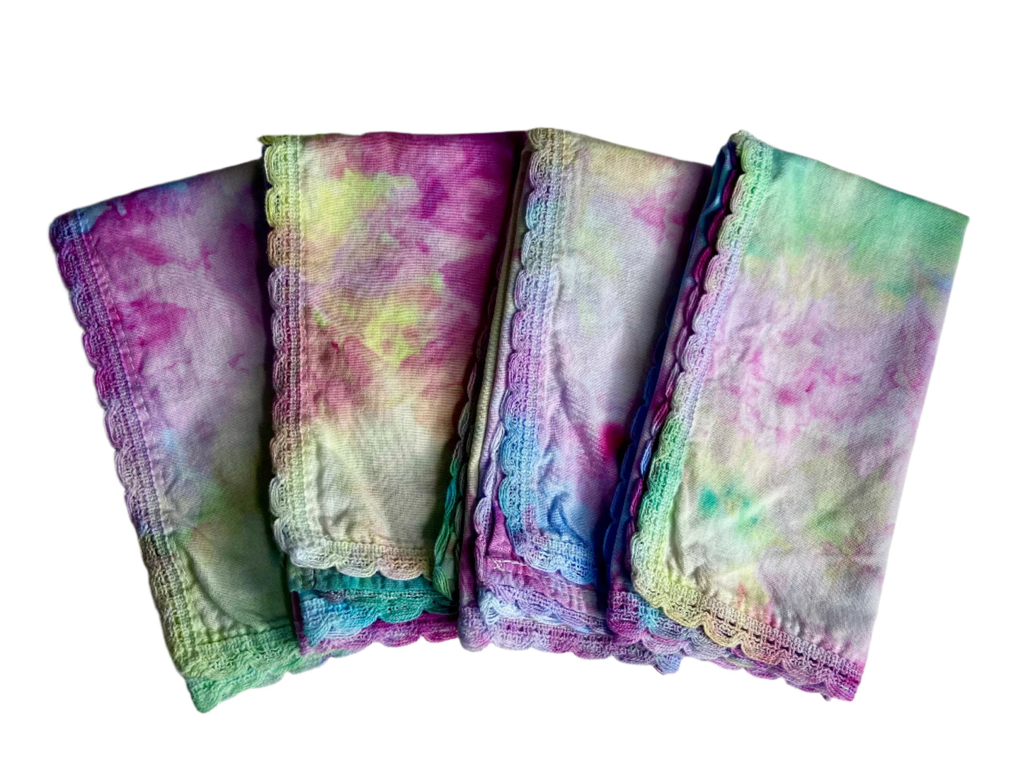ice dyed cloth napkins