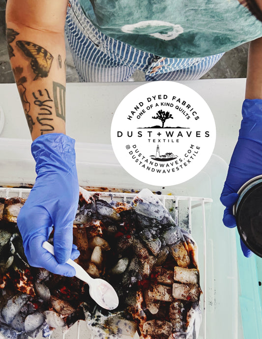 e-zine: ice dyeing