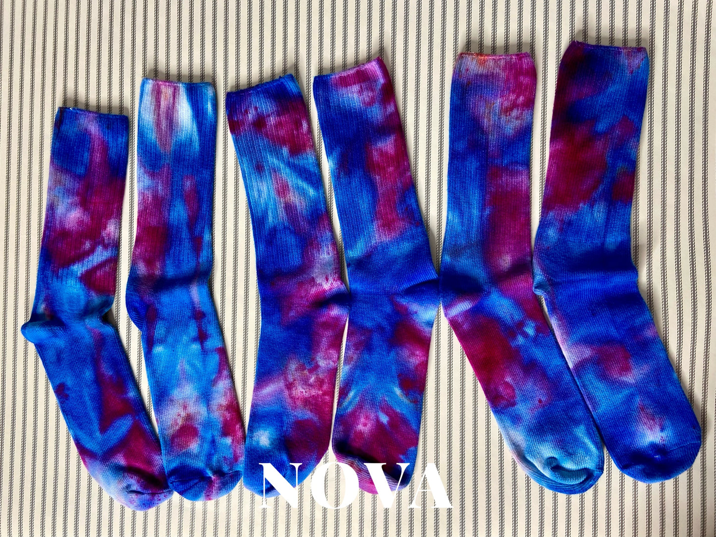 ice dyed bamboo adult socks